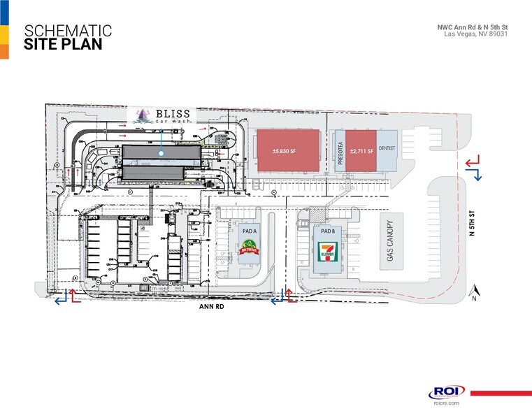 More Photos Of Ann Road & 5th Street, Las Vegas Unknown For Lease