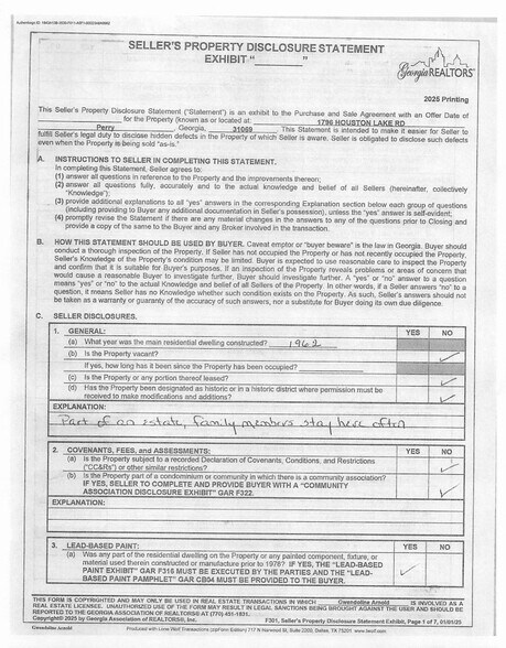 More Photos Of 1796 Houston Lake Rd, Perry Land For Sale