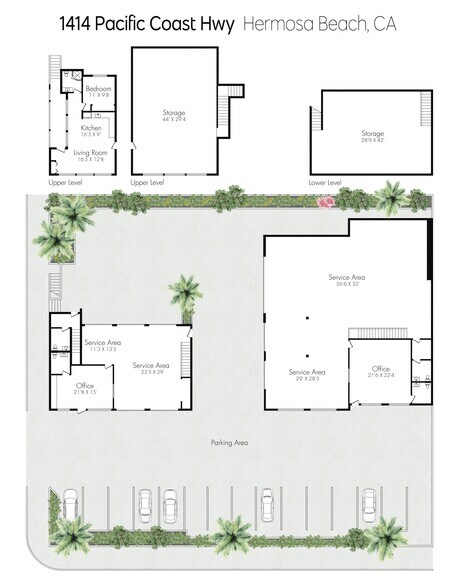 More Photos Of 1414 Pacific Coast Hwy, Hermosa Beach Auto Repair For Lease