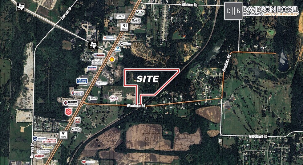 Primary Photo Of 2257 Woodlake Rd, Denison Land For Sale
