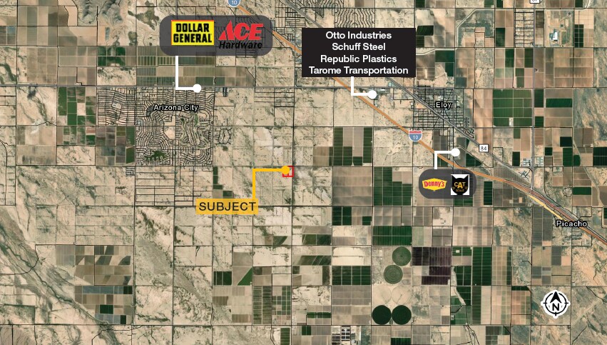 More Photos Of MILLIGAN Rd @ Toltec Hwy, Eloy Land For Sale