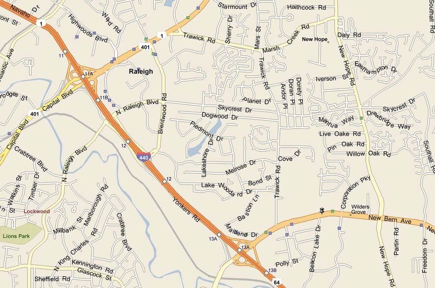 More Photos Of 3911-3943 New Bern Ave, Raleigh Freestanding For Sale