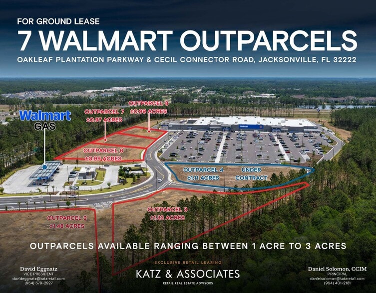 Primary Photo Of SWC Oakleaf Plantation Pky & Cecile Commerce Center Pk, Jacksonville Land For Lease