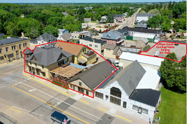 Primary Photo Of 100-104 W Washington St, Slinger Bar For Sale