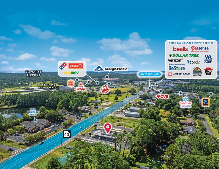 More Photos Of 395 Charlie Smith SR Hwy, Saint Marys Fast Food For Sale