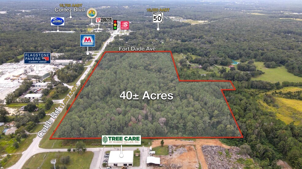Primary Photo Of Fort Dade Ave @ Cobb Road, Brooksville Land For Sale