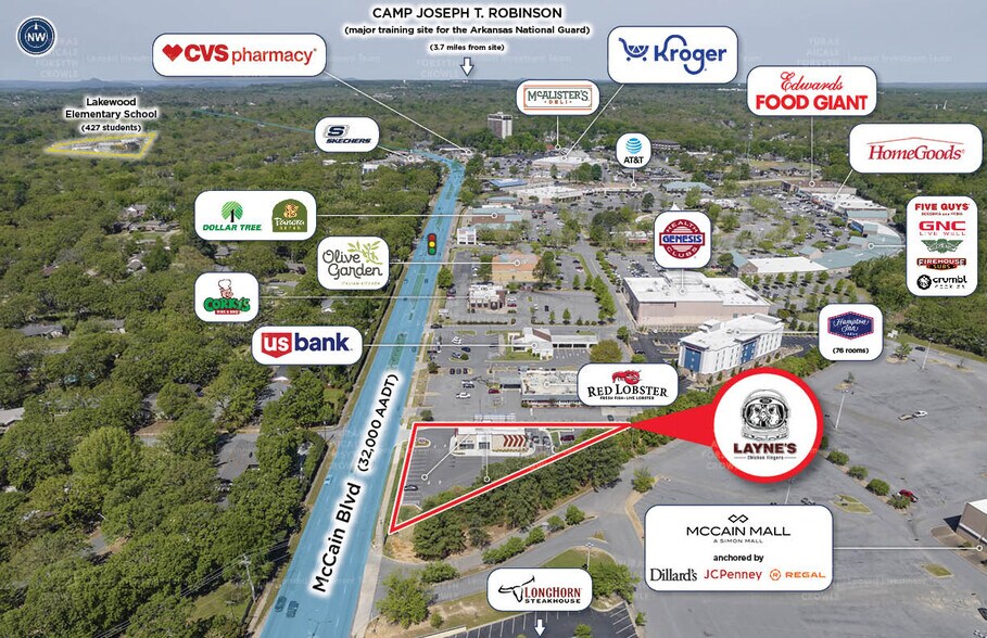 More Photos Of 3711 Mccain Blvd, North Little Rock Restaurant For Sale