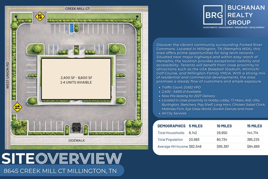 More Photos Of 8645 Creek Mill Ct, Millington Land For Lease