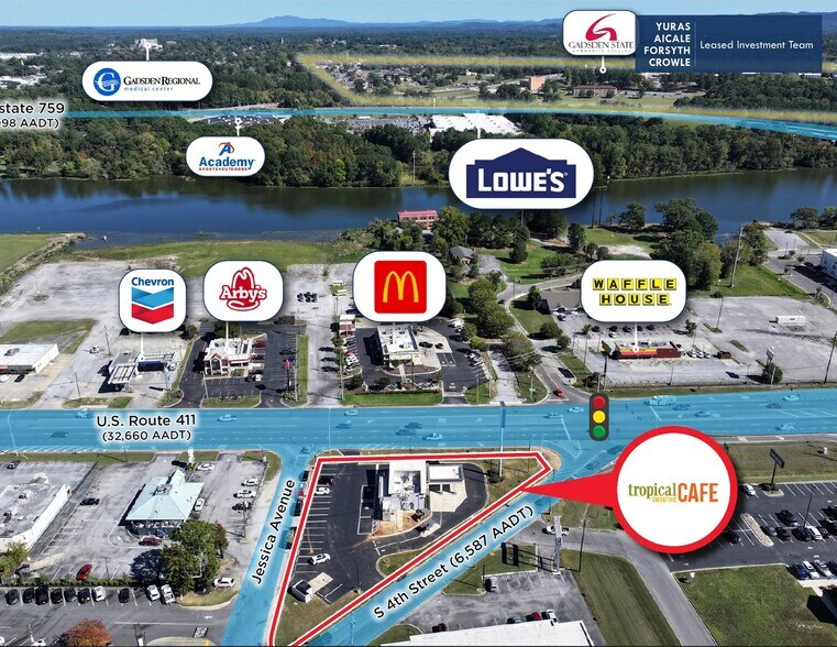 More Photos Of 931 Rainbow Dr, Gadsden Fast Food For Sale