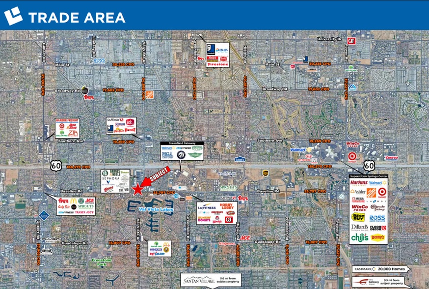 More Photos Of 3440 E Baseline Rd, Mesa General Retail For Lease