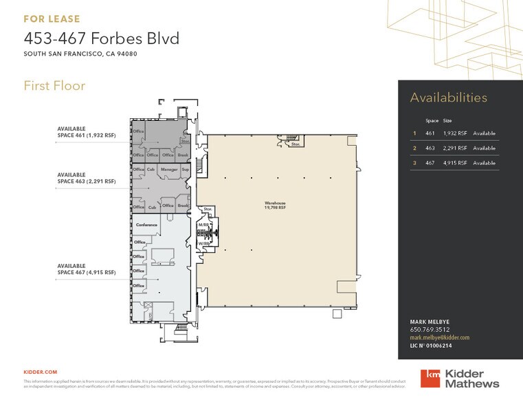 More Photos Of 453-467 Forbes Blvd, South San Francisco Light Manufacturing For Lease