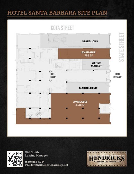 More Photos Of 527-537 State St, Santa Barbara Hotel For Lease