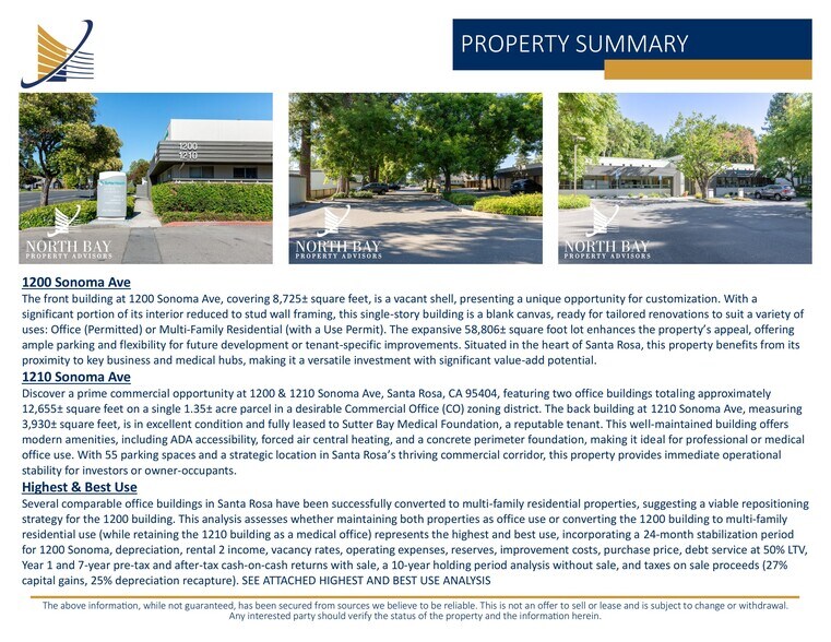 More Photos Of , Santa Rosa Office For Sale