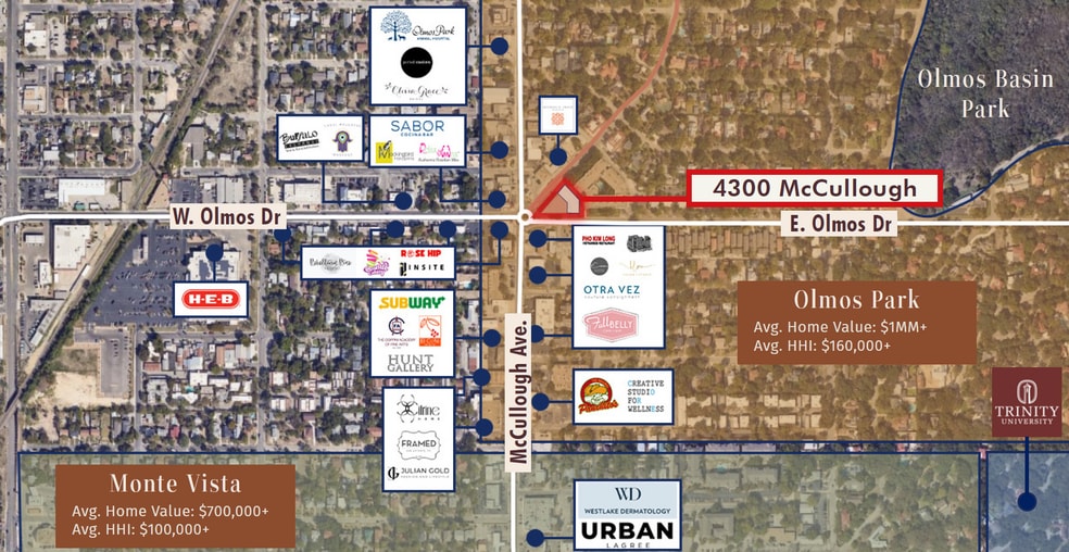 More Photos Of 4300 McCullough Ave, San Antonio Storefront For Lease