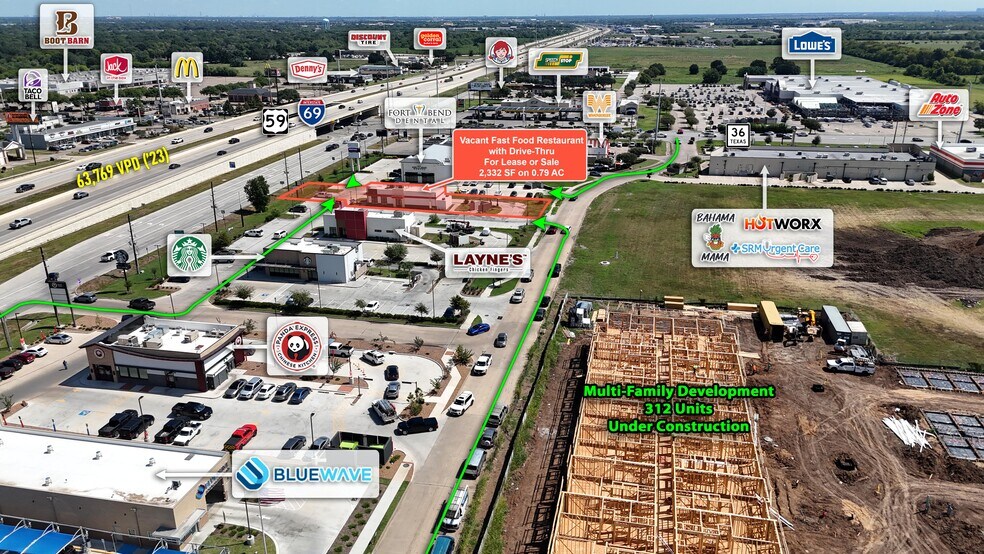 More Photos Of 28211 Southwest Fwy, Rosenberg Fast Food For Sale