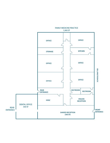 More Photos Of 18940 Schoolcraft, Detroit Medical For Sale
