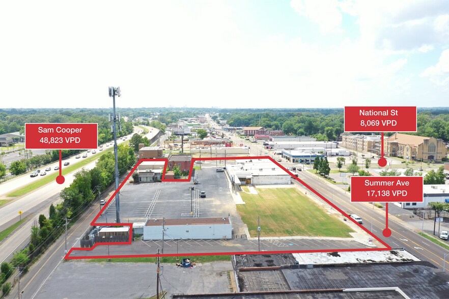 More Photos Of 3393-3437 Summer Ave, Memphis Storefront For Lease