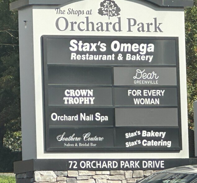 More Photos Of 72-96 Orchard Park Dr, Greenville General Retail For Lease