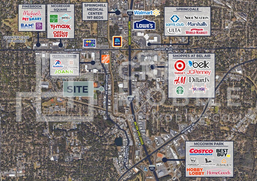 More Photos Of 1110 Montlimar Dr, Mobile Office For Lease