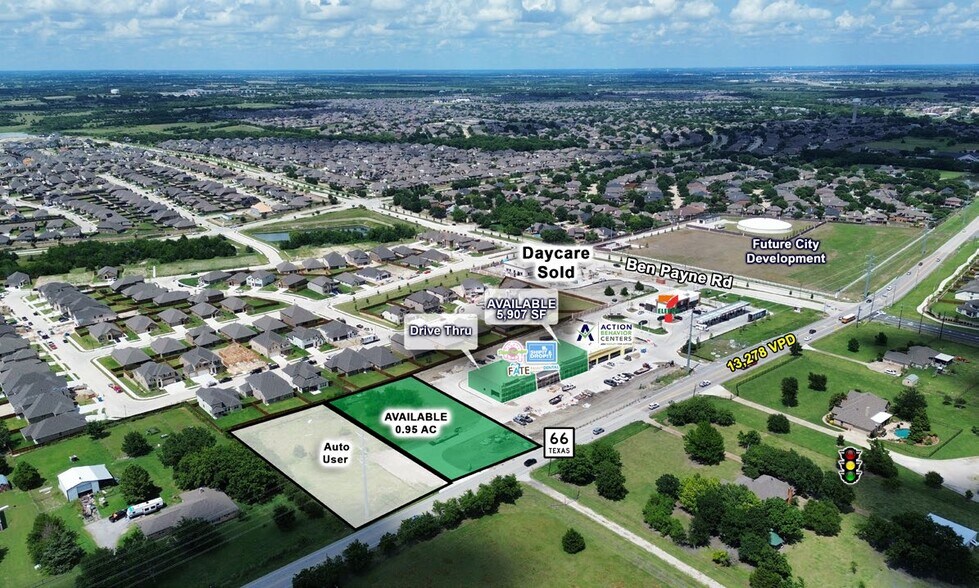 More Photos Of NWQ of 66 & Ben Payne Road hwy, Fate Land For Sale