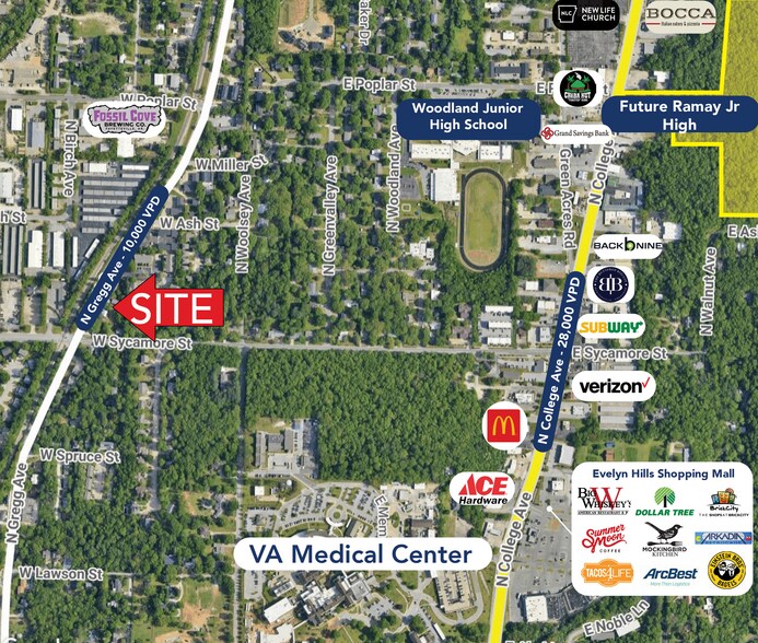Primary Photo Of 1722 N Gregg Ave, Fayetteville Office For Sale