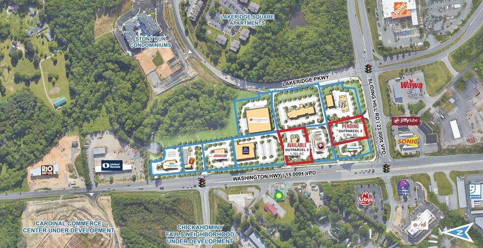 Primary Photo Of Washington Hwy at Sliding Hill Road, Glen Allen Land For Lease