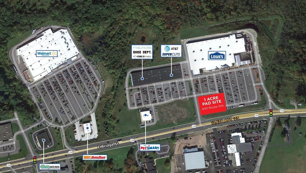 Primary Photo Of 444 NY-104, Oswego Land For Lease