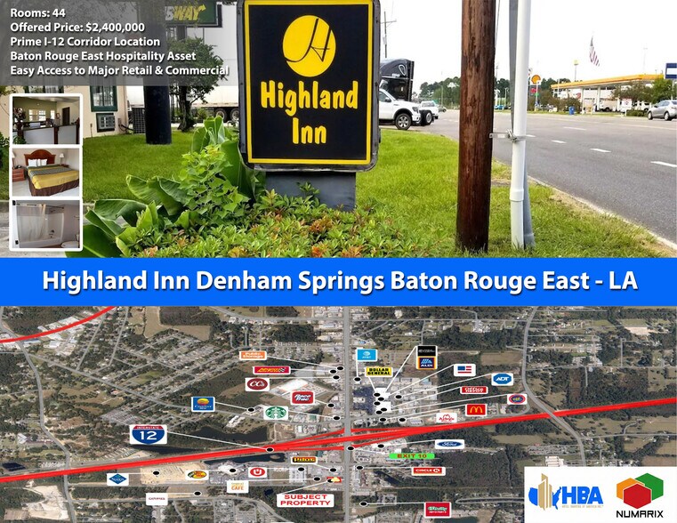 Primary Photo Of 2605 S Range Ave, Denham Springs Hotel For Sale