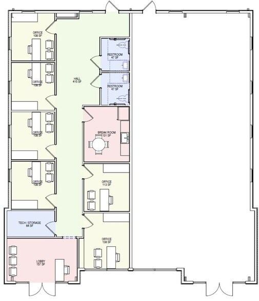 More Photos Of 5647 KPE Way, Tyler Storefront Retail Office For Sale