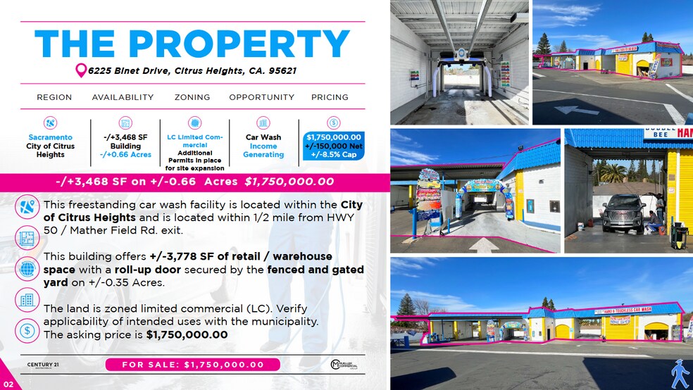 More Photos Of 6225 Binet Dr, Citrus Heights Carwash For Sale