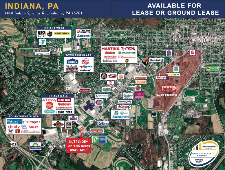 More Photos Of 1414 Indian Springs Rd, Indiana Restaurant For Lease