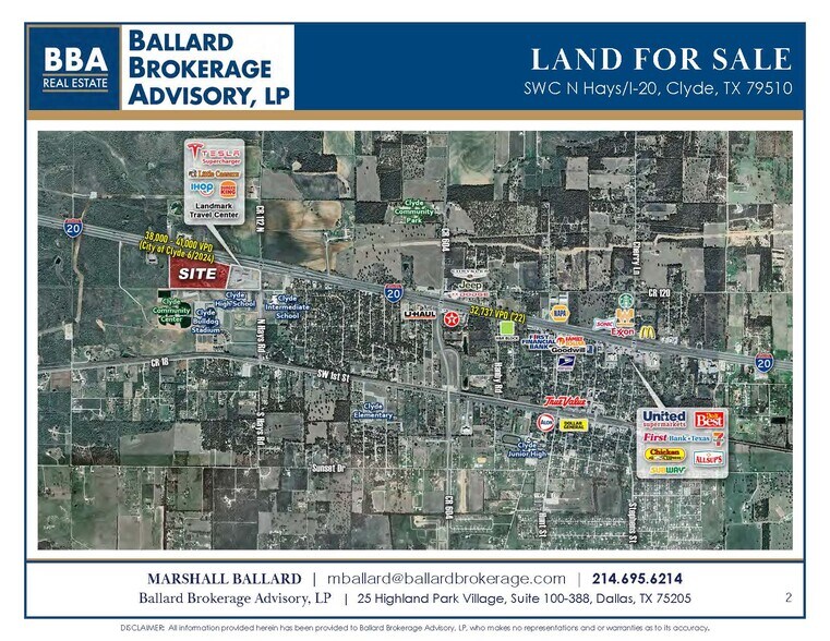 Primary Photo Of SWC N Hays, Clyde Land For Sale