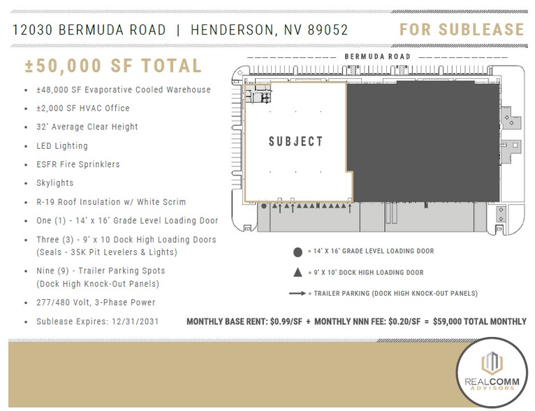 More Photos Of 12030 Bermuda Rd, Henderson Warehouse For Lease