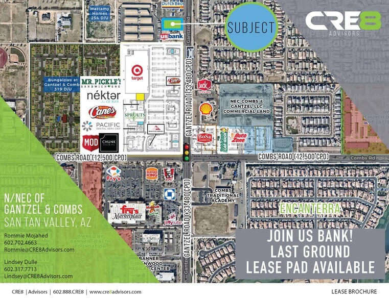Primary Photo Of N/NWC Gantzel & Combs, San Tan Valley Land For Lease