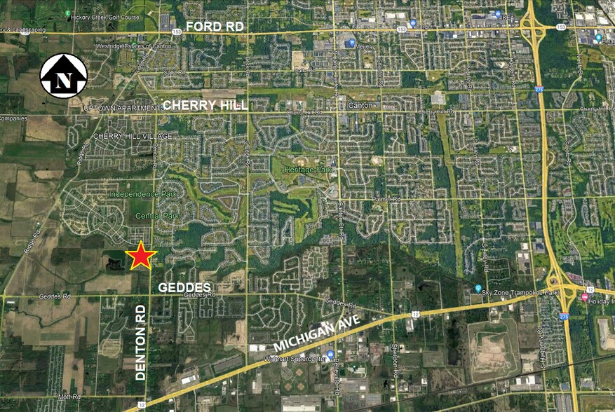 More Photos Of 00 Denton Rd, Canton Township Land For Sale