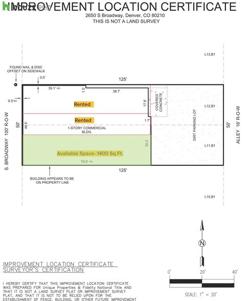More Photos Of 2650-2654 S Broadway, Denver Storefront For Lease