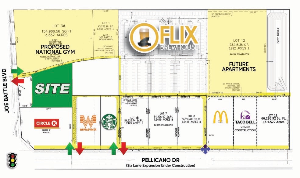 More Photos Of 1412 Joe Battle blvd, El Paso Land For Lease