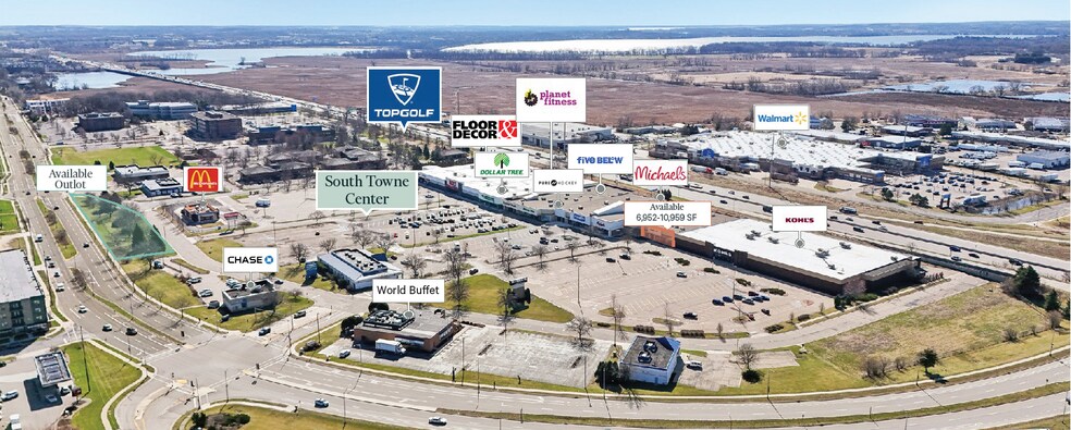 Primary Photo Of 2301-2355 W Broadway, Monona Department Store For Lease