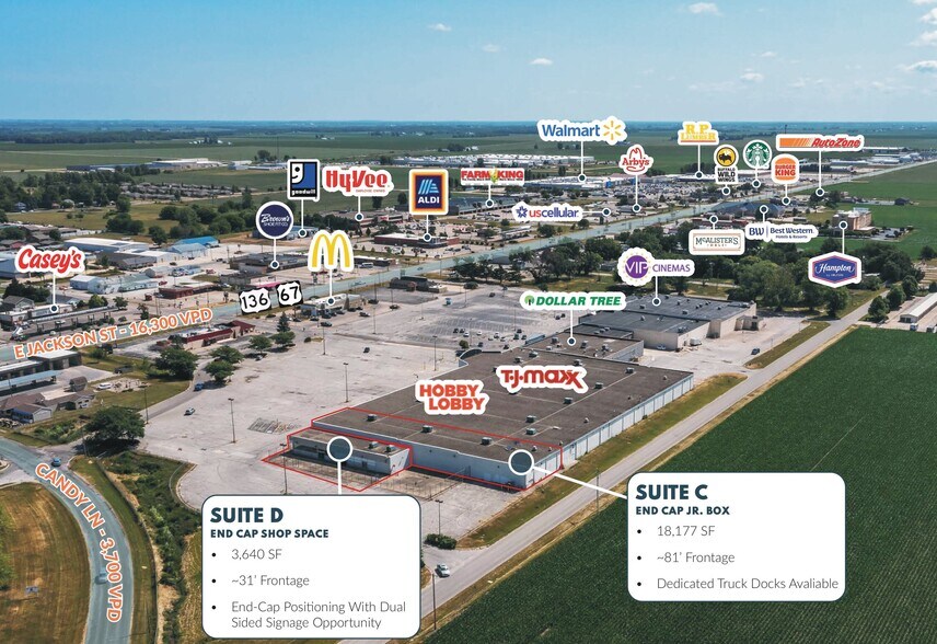 More Photos Of 1325 E Jackson St, Macomb Department Store For Lease