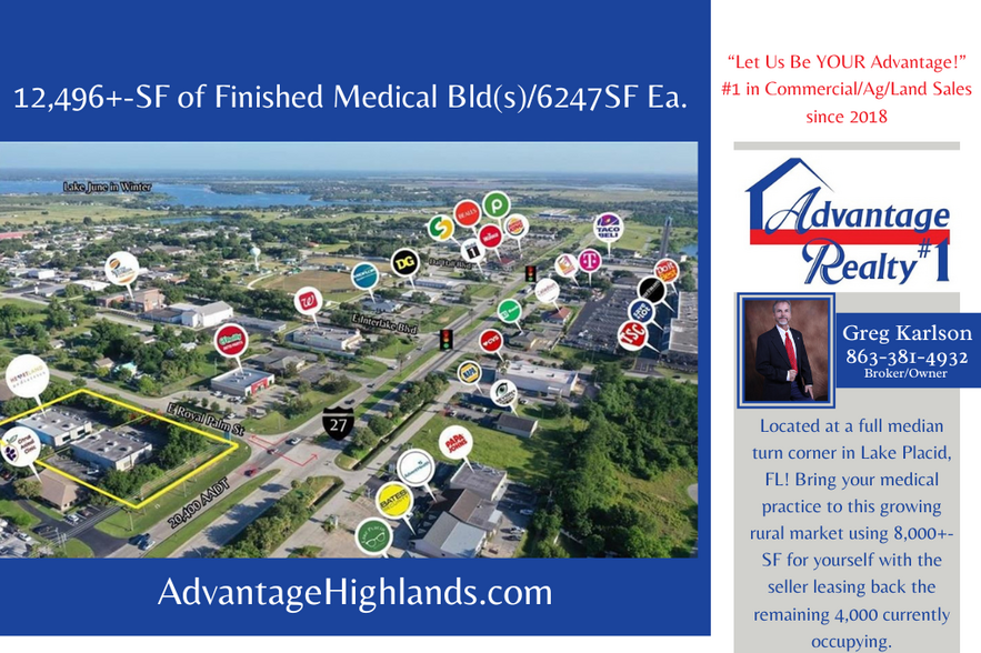 Primary Photo Of 344 E Royal Palm St, Lake Placid Healthcare For Sale