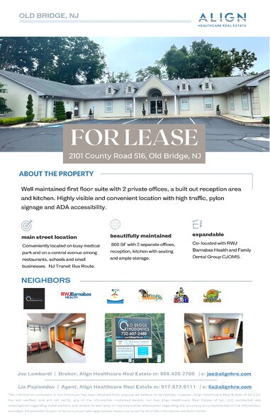 More Photos Of 2101 County Road 516, Old Bridge Medical For Sale