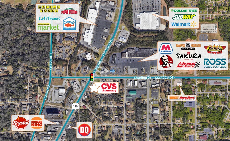 More Photos Of 1271 Gray Hwy, Macon-Bibb Drugstore For Sale