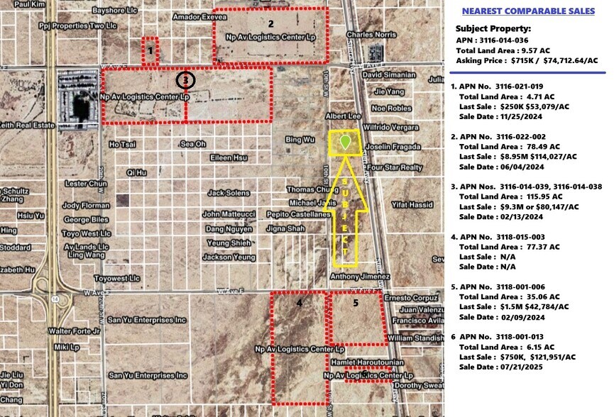 More Photos Of 0000 Sierra Hwy, Lancaster Land For Sale