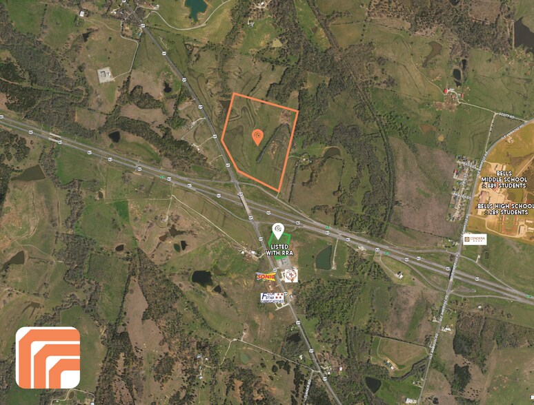 More Photos Of NEC Highway 82 and Highway 69, Bells Land For Sale