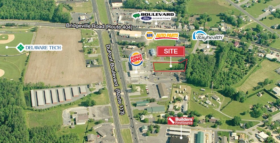 Primary Photo Of 2 Burger King, Georgetown Land For Sale