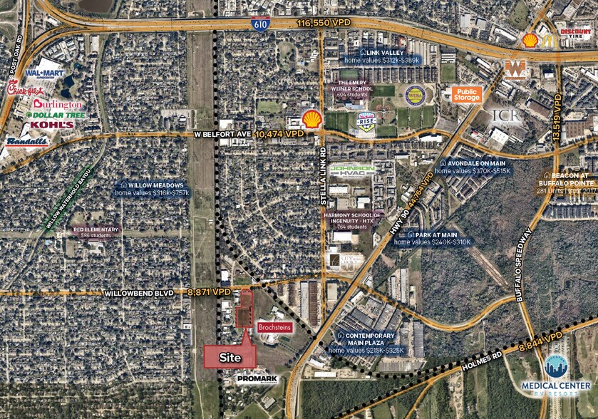 More Photos Of 4113 Willowbend Blvd, Houston Land For Sale