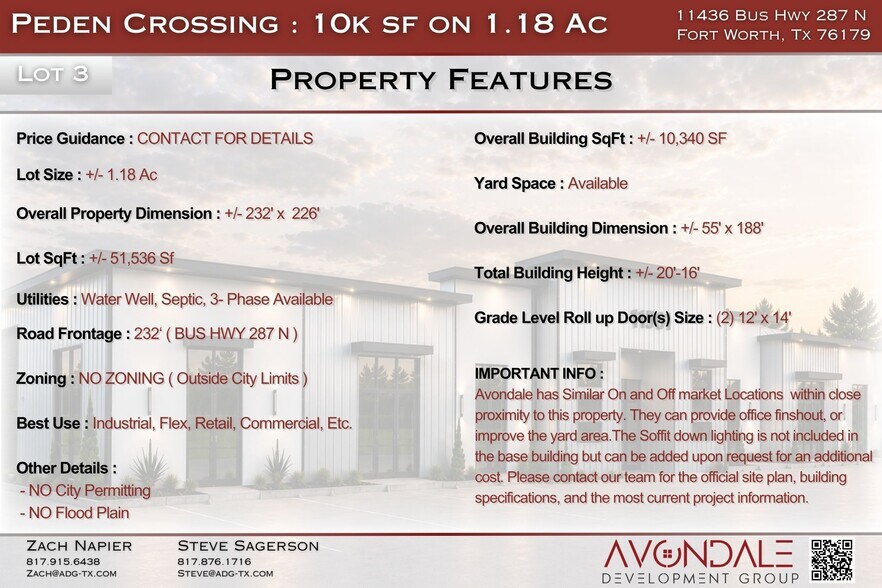 More Photos Of 2701 Peden Rd, Fort Worth Flex For Sale