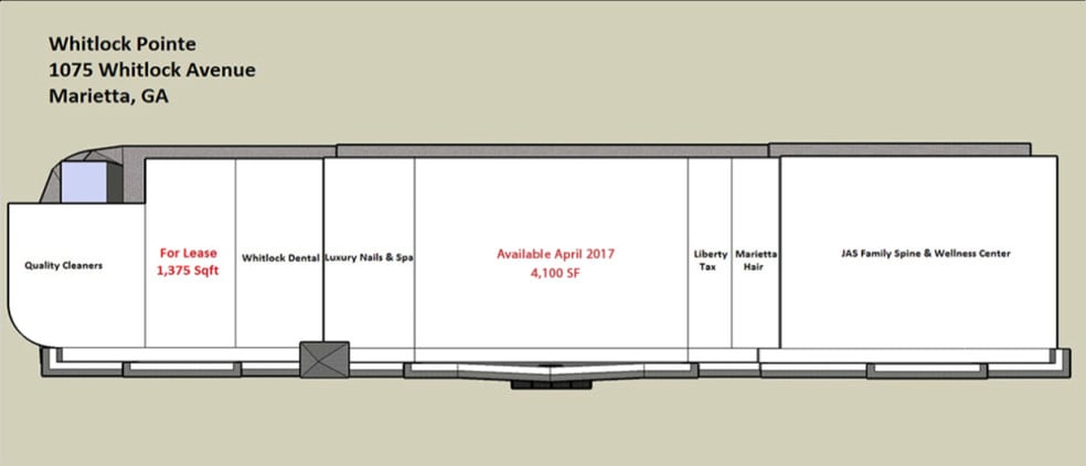 More Photos Of 1075 Whitlock Ave, Marietta General Retail For Lease