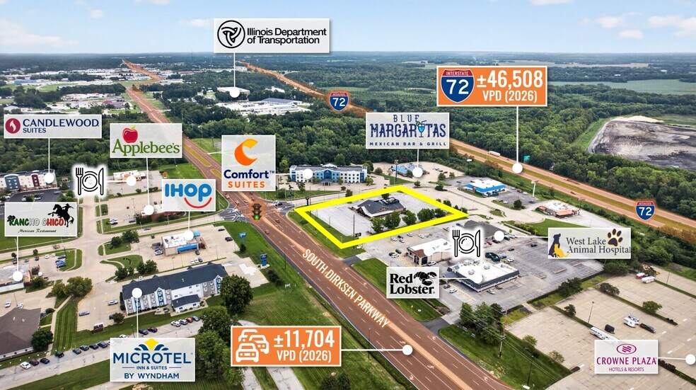 More Photos Of 2660 S Dirksen Pky, Springfield Restaurant For Sale