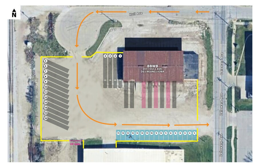 More Photos Of 2011 Hull Ave, Des Moines Truck Terminal For Lease